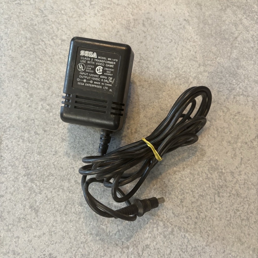 Sega AC Adapter MK-1479 Class2 Transformer For Sega Genesis 3